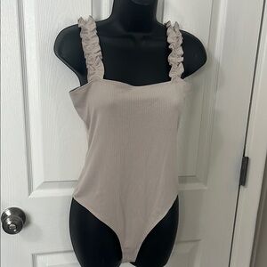 Double Zero Cream Bodysuit